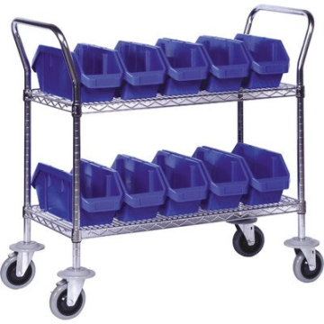 NSF Metal Utility Cart Metal Service Trolley pour hôpital